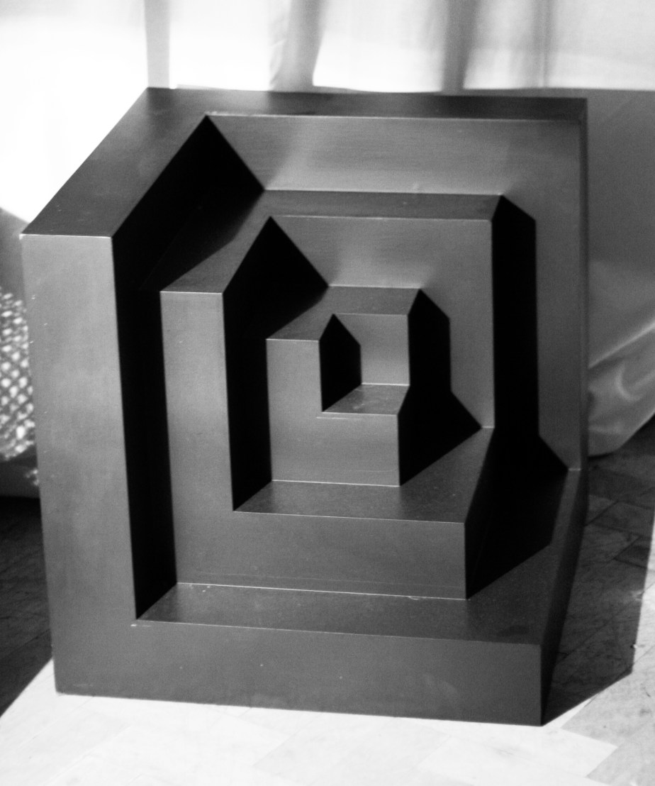 Stepped cubein homage to Richard Wakelin